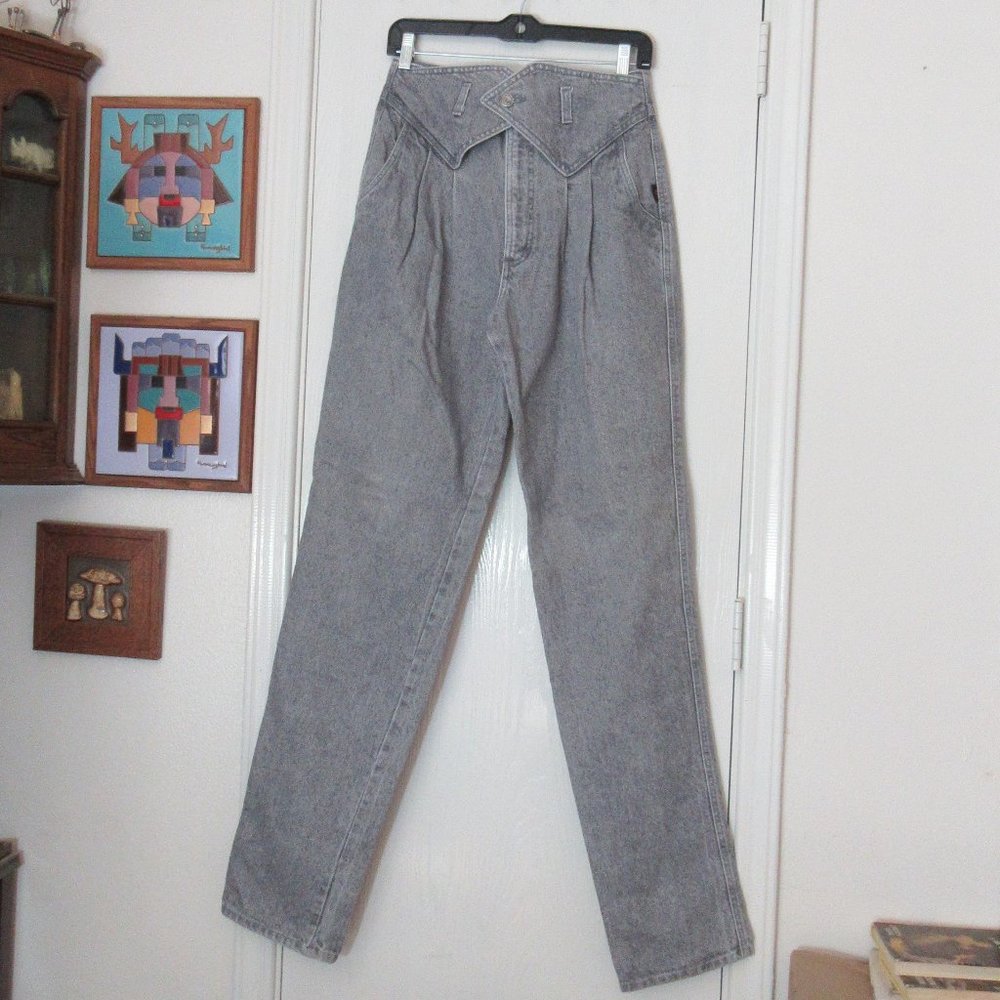 ROCKY MOUNTAIN Gray Denim Fancy Cowboy Cowgirl Western Style Jeans Size 11 NWOT